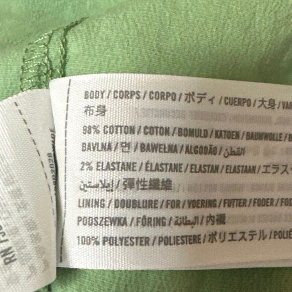 Abercrombie & Fitch Green Plunge Sleeveless Halter Lace Up Sheath Midi Dress SP - Picture 5 of 5